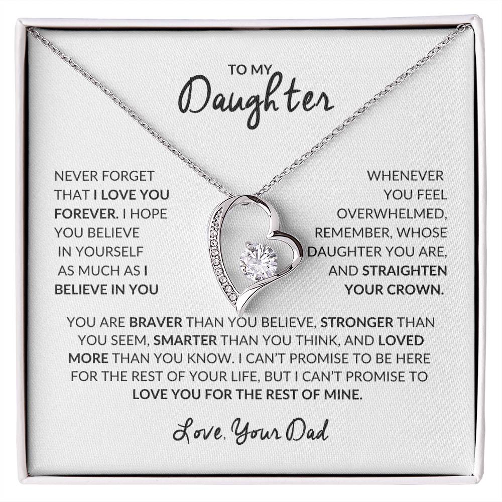 To My Daughter | Forever Love Necklace