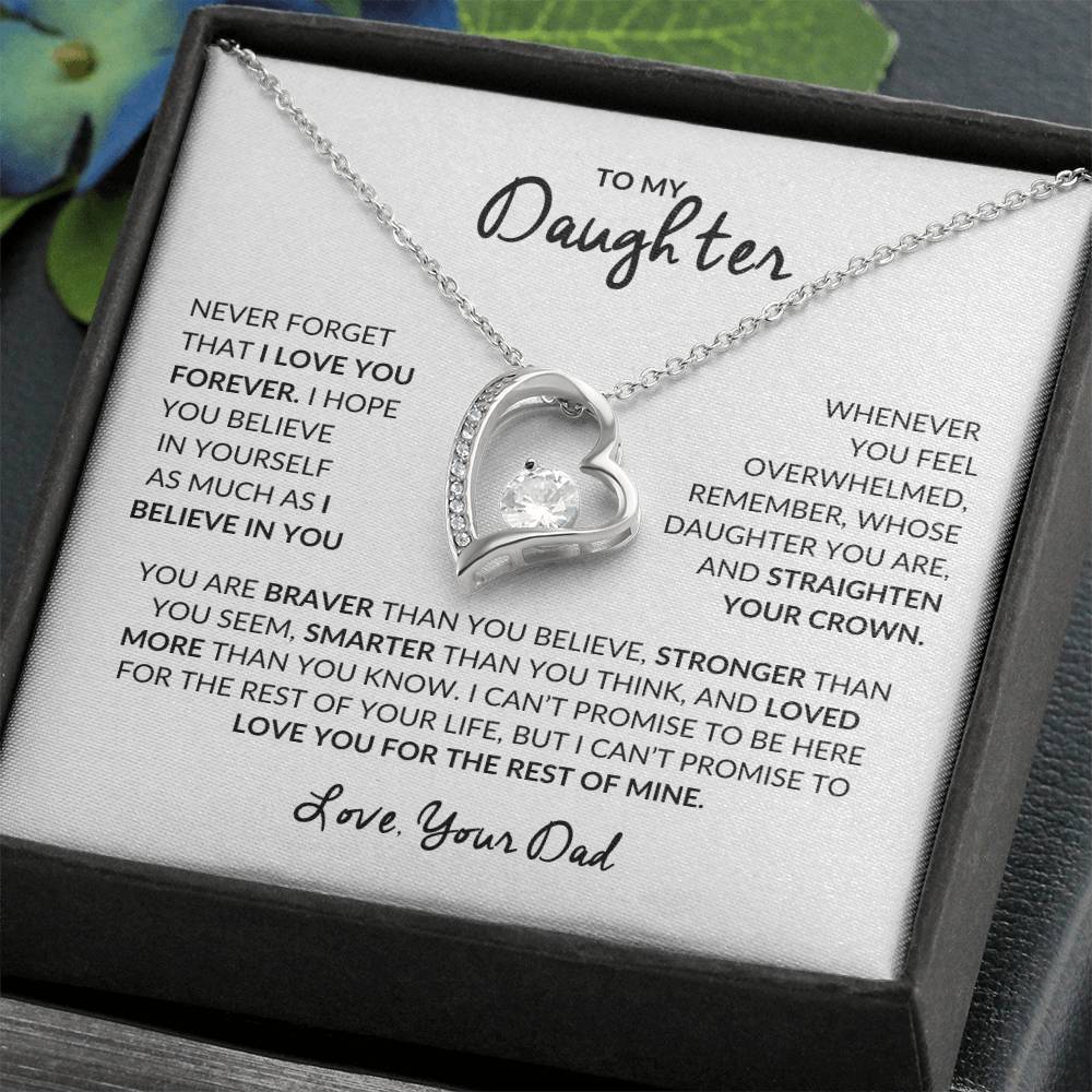 To My Daughter | Forever Love Necklace