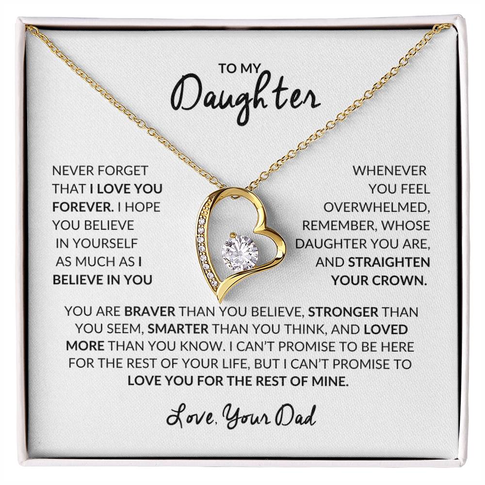 To My Daughter | Forever Love Necklace