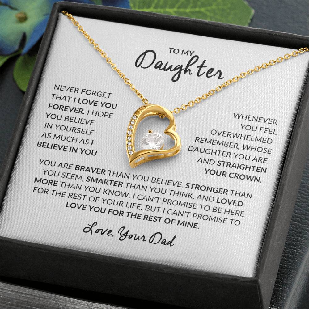 To My Daughter | Forever Love Necklace