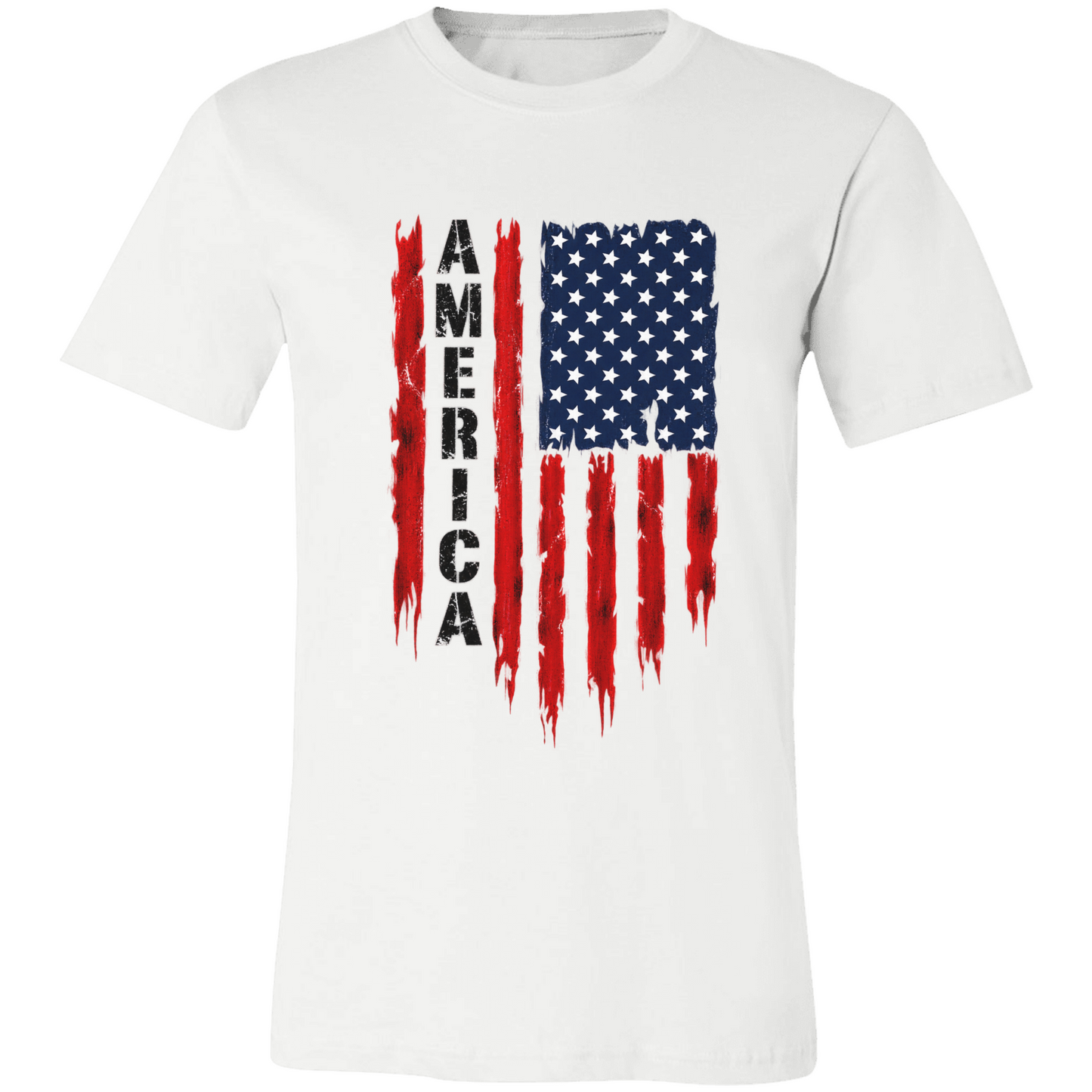 Distressed American Flag T Shirt