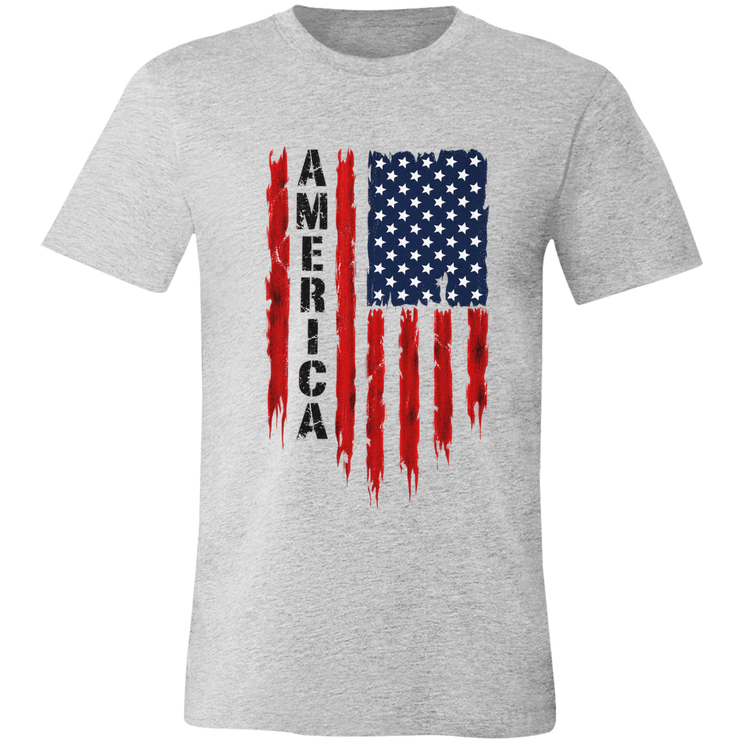 Distressed American Flag T Shirt