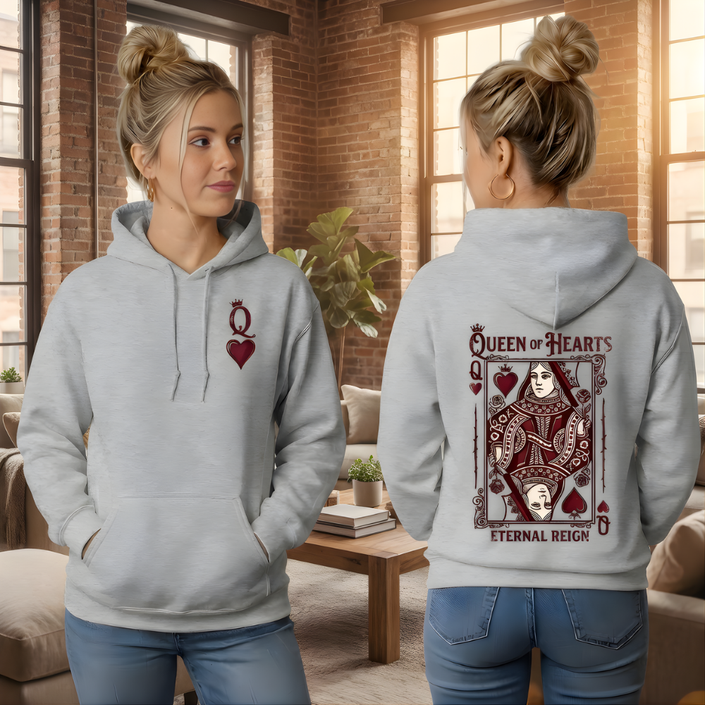 Queen of Hearts Hoodie