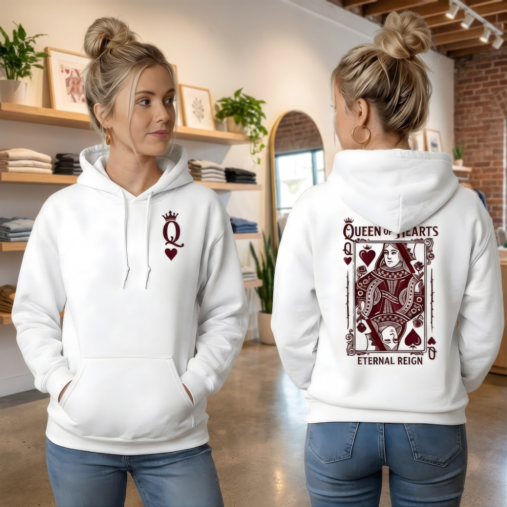 Queen of Hearts Hoodie