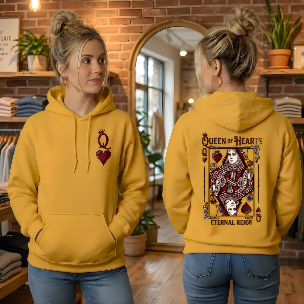 Queen of Hearts Hoodie