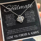 To My Soulmate | Love Knot Necklace