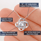 To My Soulmate | Love Knot Necklace