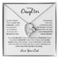 To My Daughter | Forever Love Necklace