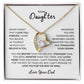To My Daughter | Forever Love Necklace